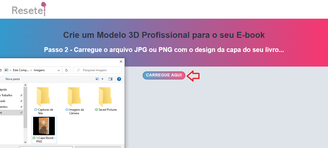 Passo 2 — Carregar a Imagem da Arte